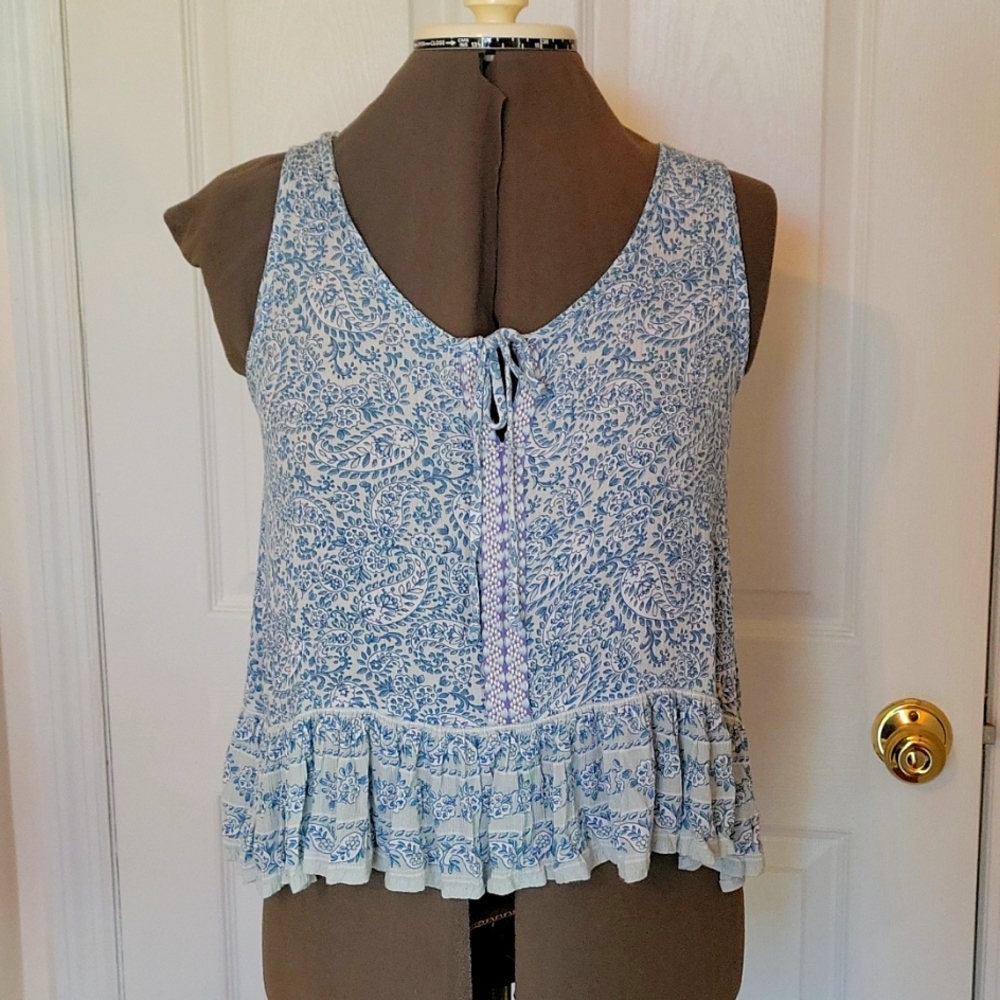 Patrons Of Peace Boho Sleeveless Top